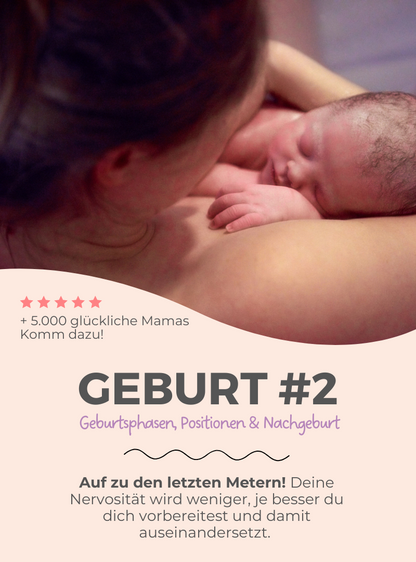 Geburt #2 - Geburtsphasen, Positionen und Nachgeburt
